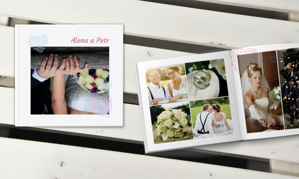 Fotokniha - Knižní vazba 20 x 20 cm | TAFOTKA.cz - Svatba souhvězdí
